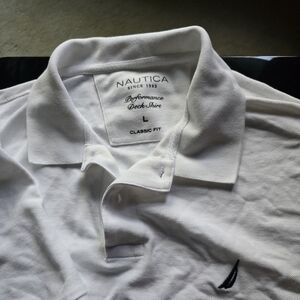 mens large nautica short sleeve shirt